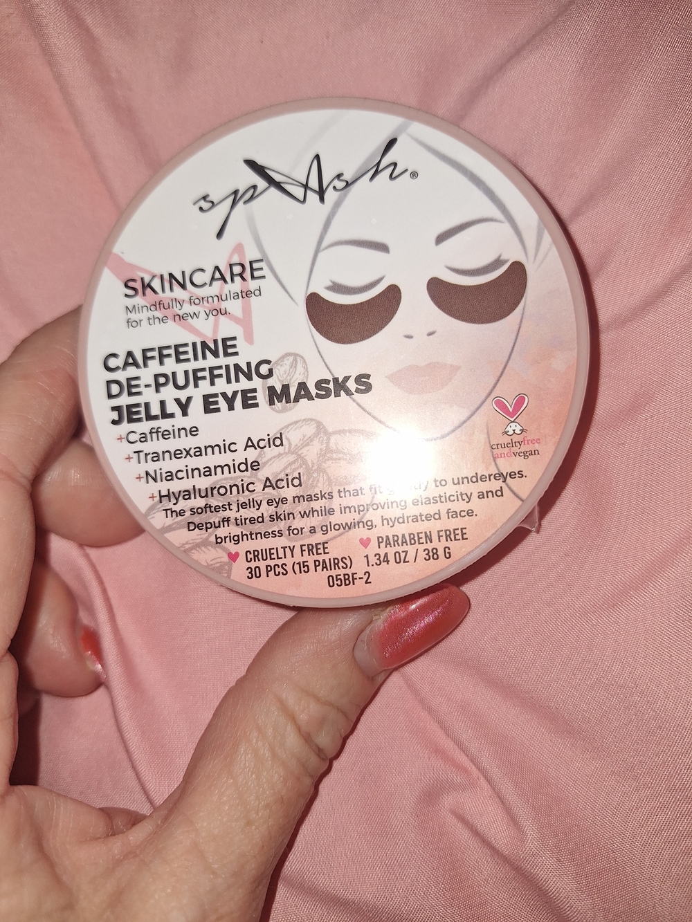 Splash Caffeine De-Puffing Jelly Eye Masks